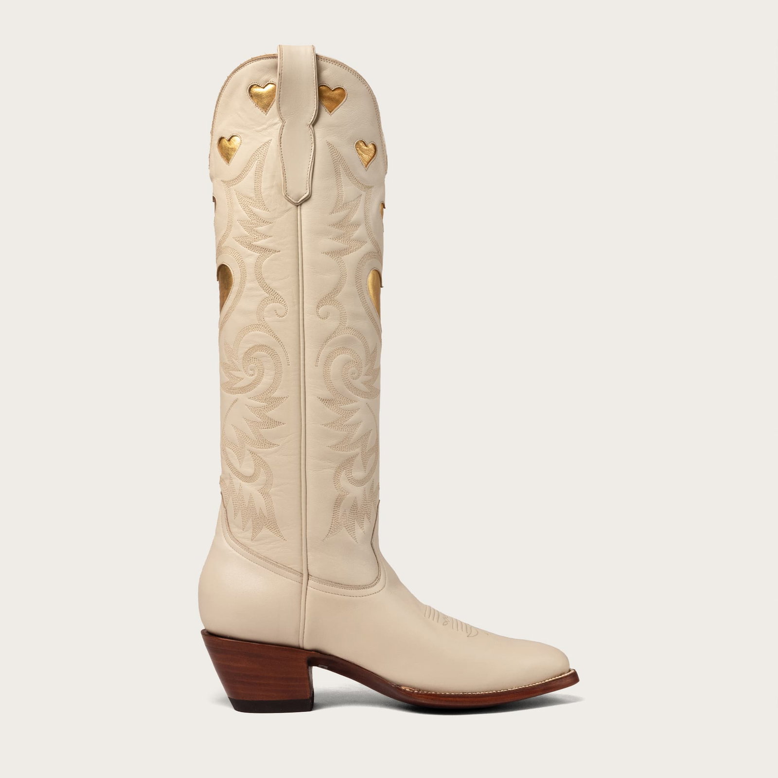 The Heart Boot Bone and Gold