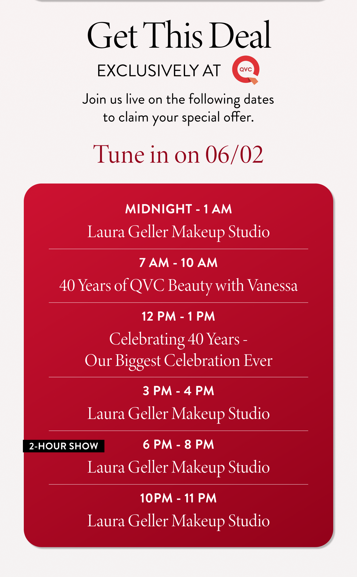 Get This Deal | Exclusively at QVC