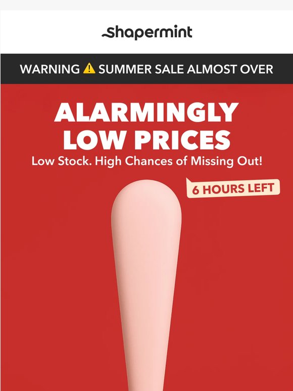 Warning ⚠️ Alarmingly low prices