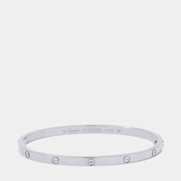 Love Small 18K White Gold Brac