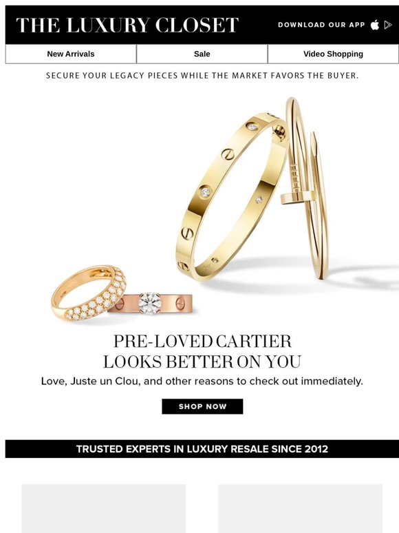 Pre-Loved Cartier Looks Better On You