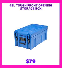 45L Tough Front Opening Storage Box