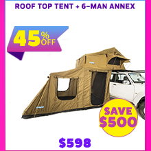 Roof Top Tent + 6-man Annex