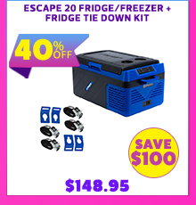 Escape 20 Fridge/Freezer + Fridge Tie Down Kit