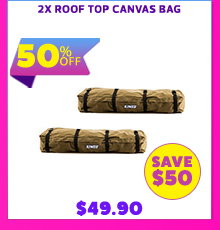 2x Roof Top Canvas Bag
