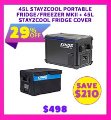 45L Stayzcool Portable Fridge/Freezer MKII + 45L Stayzcool Fridge Cover
