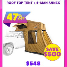 Roof Top Tent + 4-man Annex