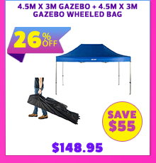 4.5m x 3m Gazebo + 4.5m x 3m Gazebo Wheeled Bag