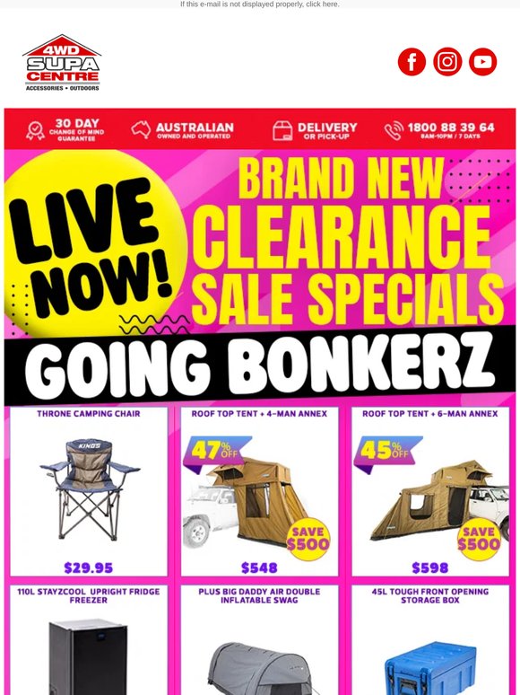 LIVE NOW 🔴 Brand New Clearance Sale Specials Going Bonkerz 🤑