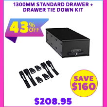 1300mm Standard Drawer + Drawer Tie Down Kit