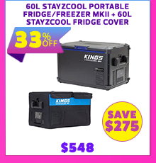 60L Stayzcool Portable Fridge/Freezer MKII + 60L Stayzcool Fridge Cover