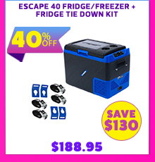 Escape 40 Fridge/Freezer + Fridge Tie Down Kit