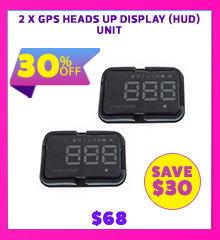 2 x GPS Heads Up Display (HUD) Unit