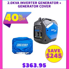 2.0kVA Inverter Generator + Generator Cover