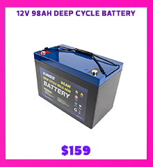 12V 98Ah Deep Cycle Battery