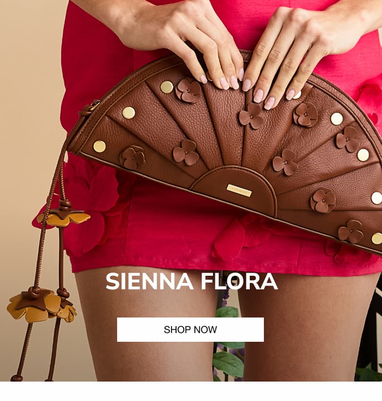 Sienna Flora. CTA: Shop Now.