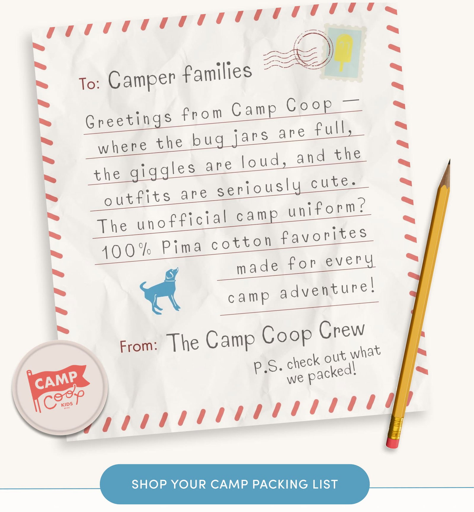 Shop Your Camp Packing List