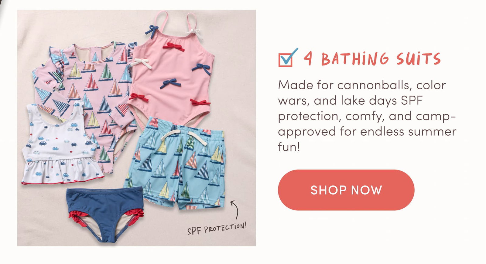 4 Bathing Suits