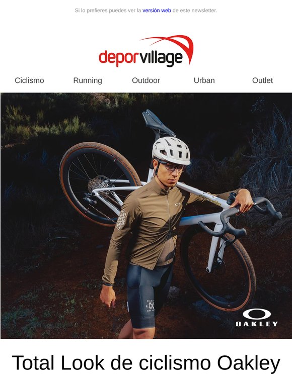 Total Look de ciclismo Oakley
