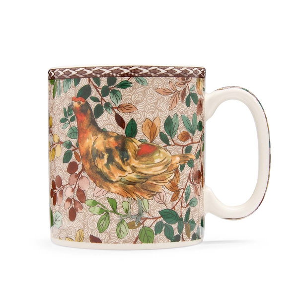 Woodland Accents Mug 9oz, Red Grouse