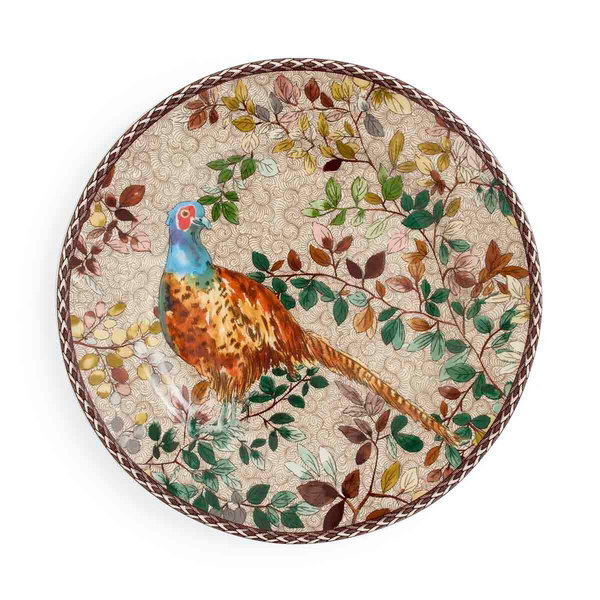 Woodland Accents Salad Plate 8 Inch, Pheasant