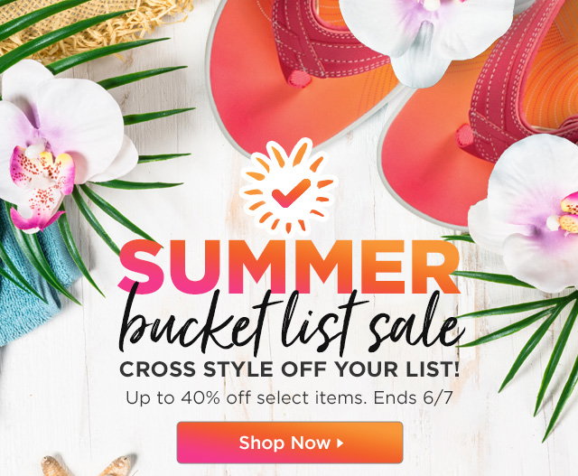 Shop Summer Bucket List Sale Now