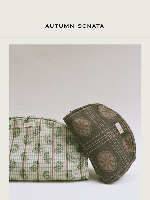 NEW: The Eva & Petra Toiletry Bags