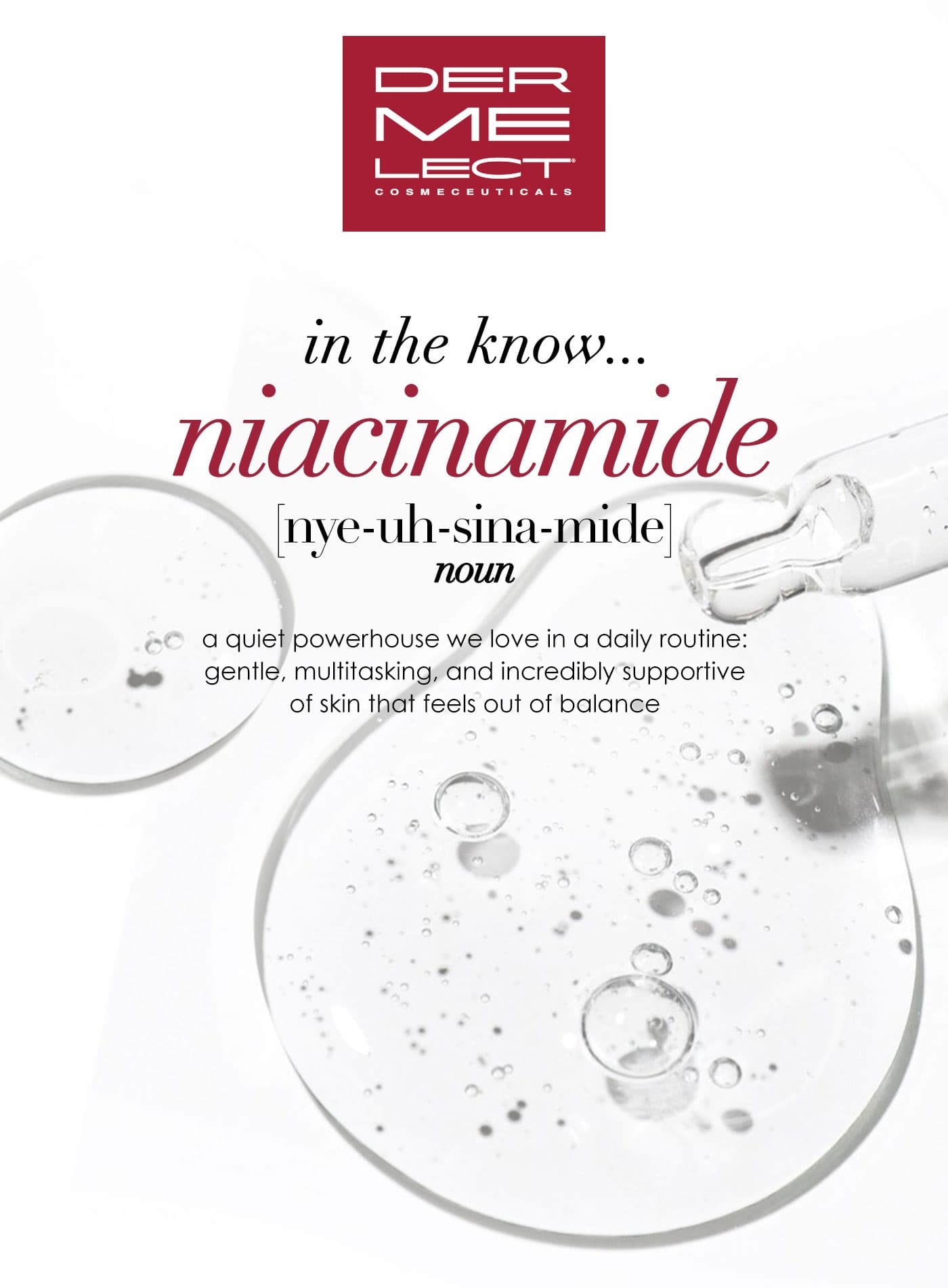 in the know...niacinamide