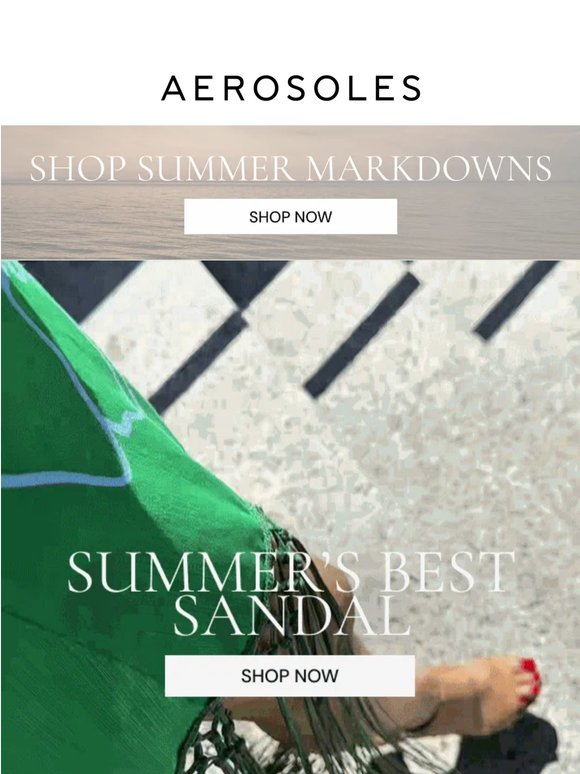 Ready for summer? Start with these sandals