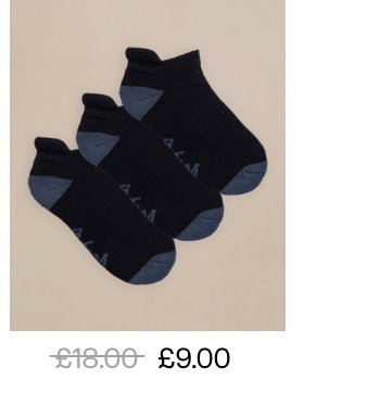 Bamboo Luxe Trainer Socks – 3 pack. Shop now.