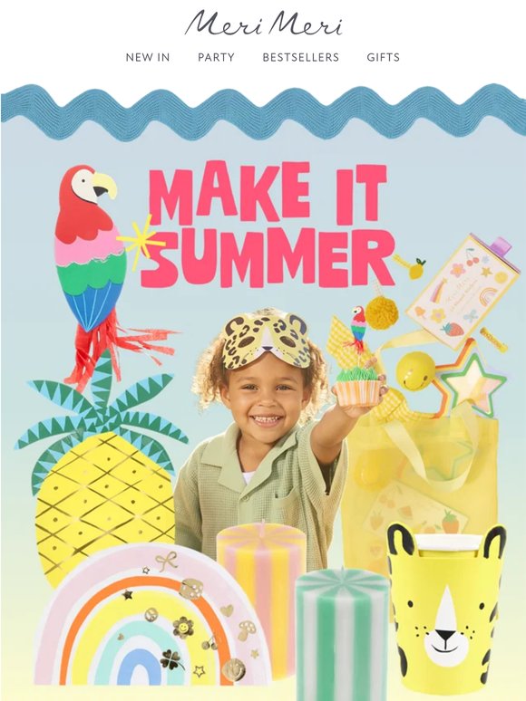 Our Summer Party Themes! ☀️