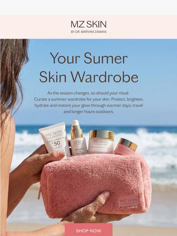 Summer Essentials with MZ SKIN 🏖