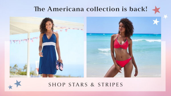 The Americana collection is back! SHOP STARS AND STRIPES