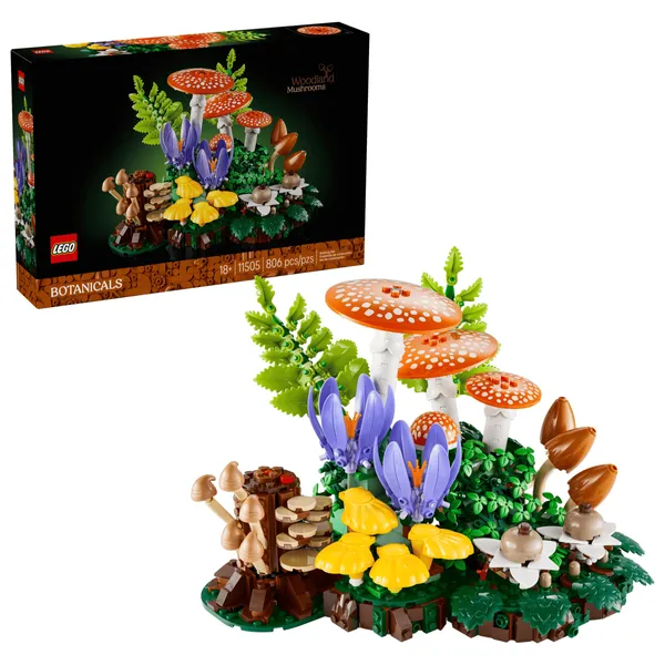 LEGO’s new Woodland Mushrooms set