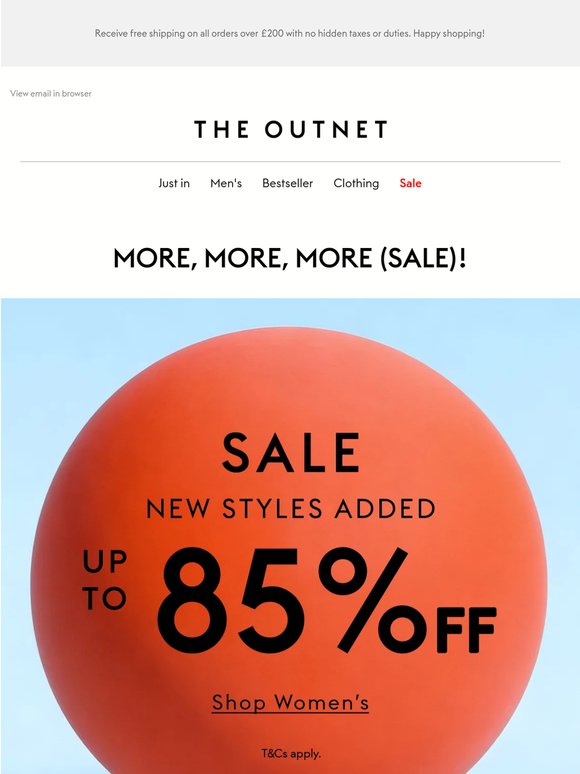 NEW STYLES ADDED! UP TO 85% OFF