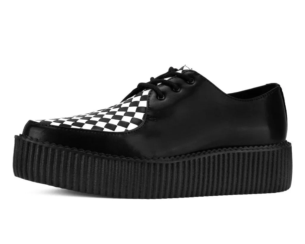 Image of Black & White Woven TUKskin Mondo Pointed Creeper