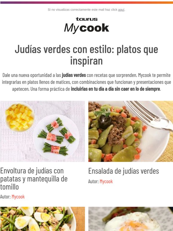Judías verdes, nuevas formas de disfrutarlas 💚