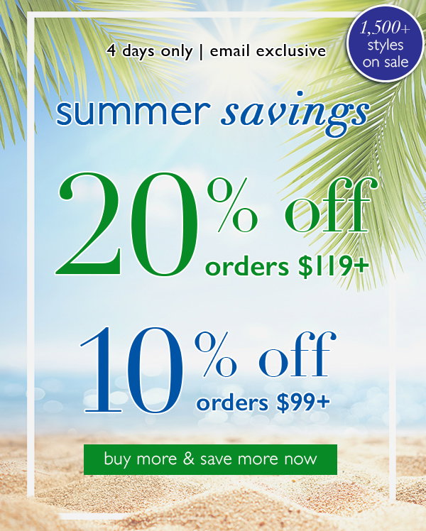 An image promoting the buy more, save more sale with savings up to 20% off storewide at NorthStyle