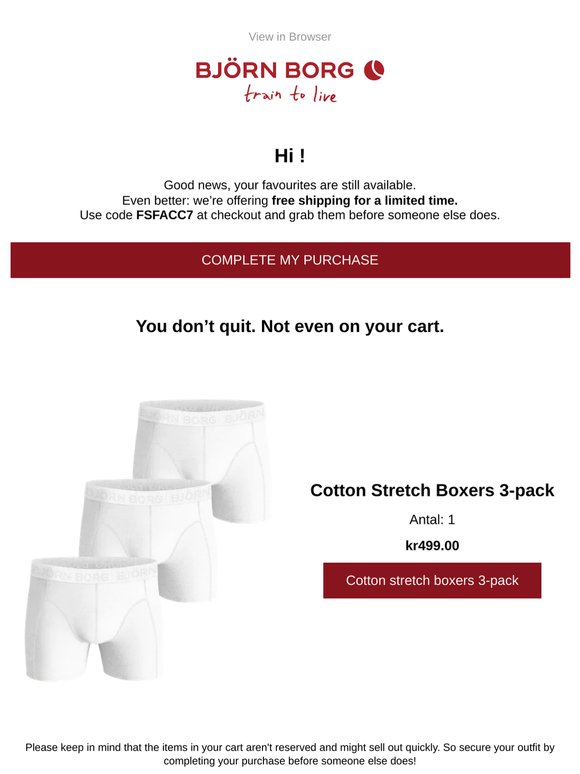 Free shipping on your favourites – limited time
