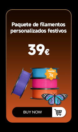 Paquete de filamentos personalizados festivos