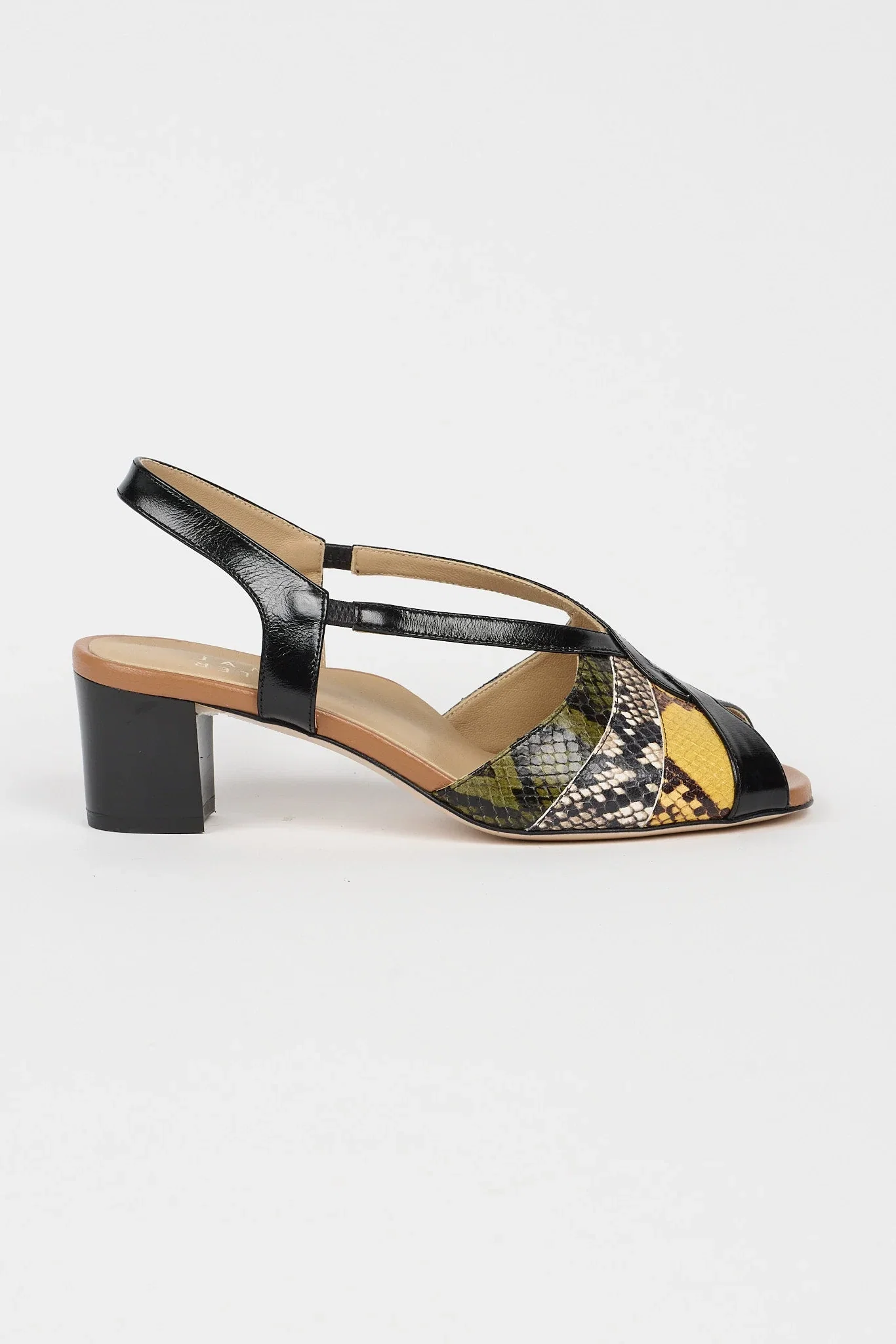 Image of The Archive Heel in Citrus Snake