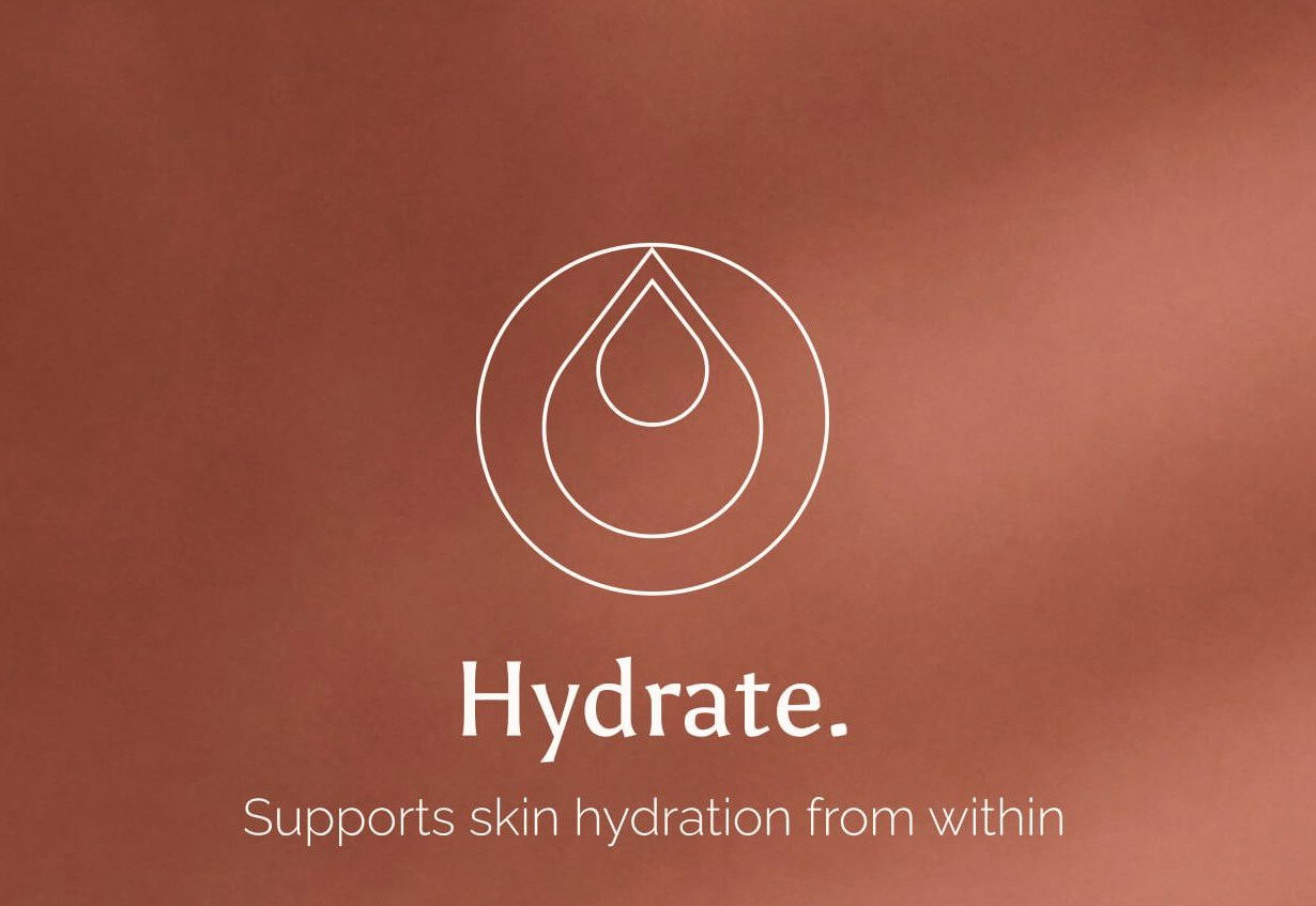 Hydrate Supports skin hydration from within