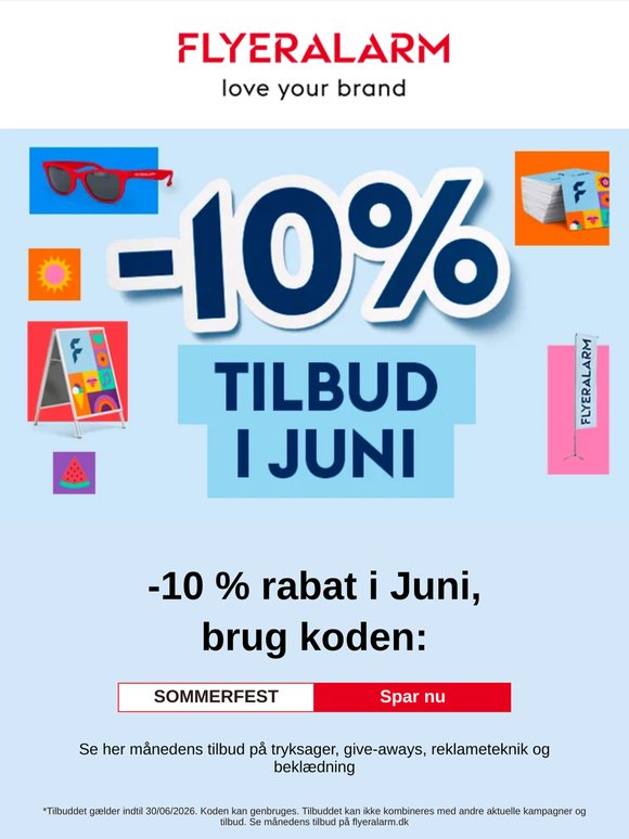-10 % sommertilbud