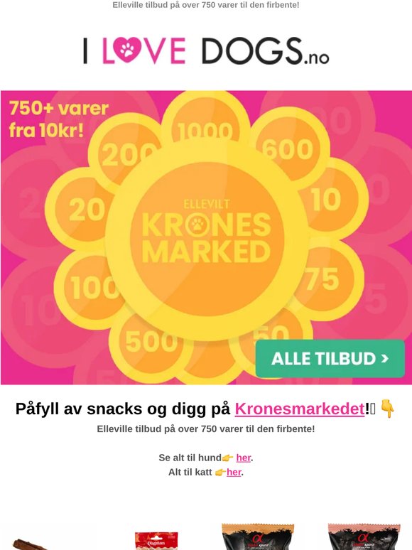 Påfyll av snacks og godbiter på kronesmarkedet!🩷🪙