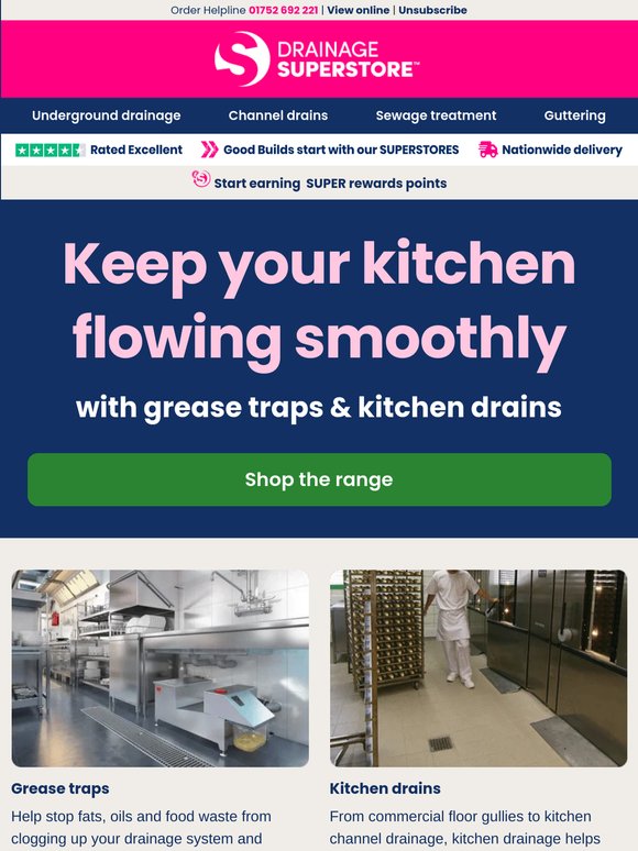 Keep your kitchen drains flowing smoothly