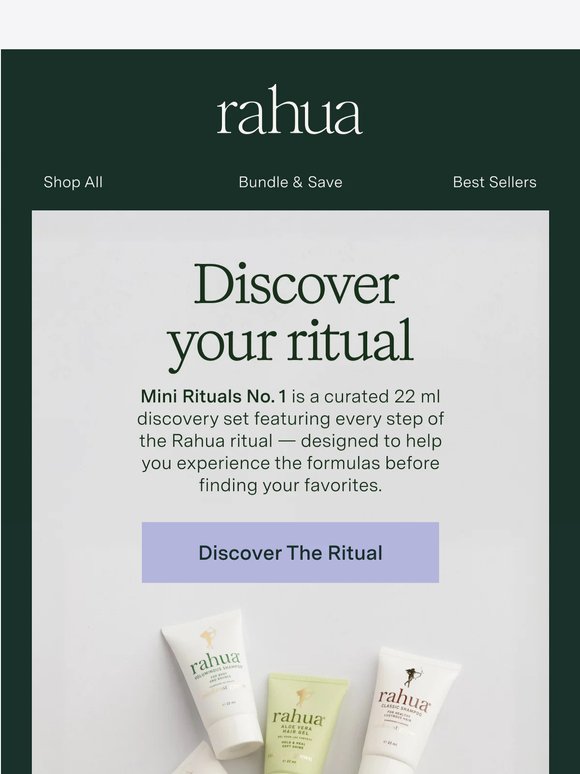 Introducing Mini Rituals No. 1