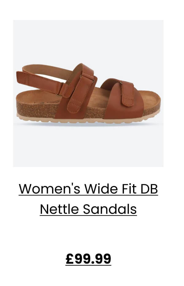 Women's Wide Fit DB Nettle Sandals  £99.99
