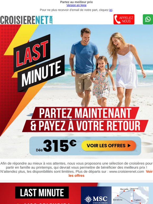 Partez ce week-end dès 315€ 🧳