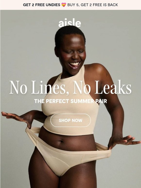 No Lines, No Leaks 🚫 New Leakproof Thongs