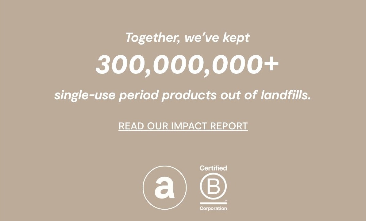TOGETHER, WE'VE KEPT OVER 300,000,000+ SINGLE USE PRODUCTS OUT OF THE LANDFILL